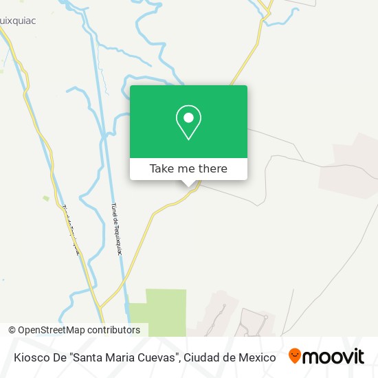 Kiosco De "Santa Maria Cuevas" map