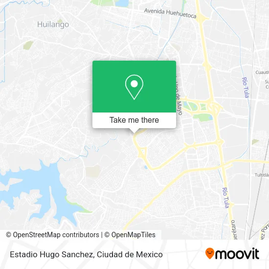 Mapa de Estadio Hugo Sanchez