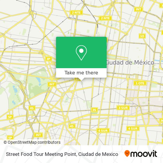 Street Food Tour Meeting Point map