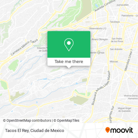 Tacos El Rey map