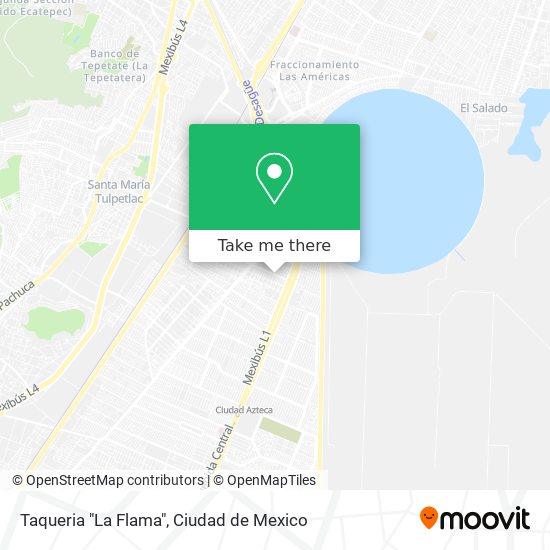 Taqueria "La Flama" map
