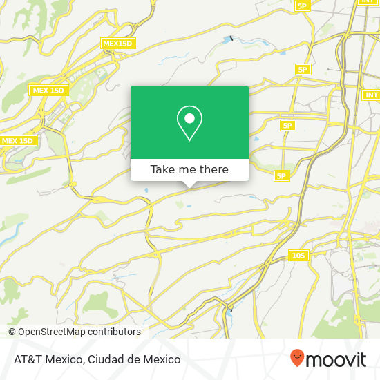 AT&T Mexico map