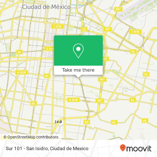 Sur 101 - San Isidro map