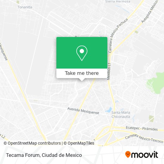 Tecama Forum map