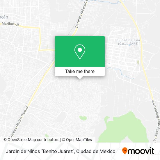 Mapa de Jardín de Niños "Benito Juárez"