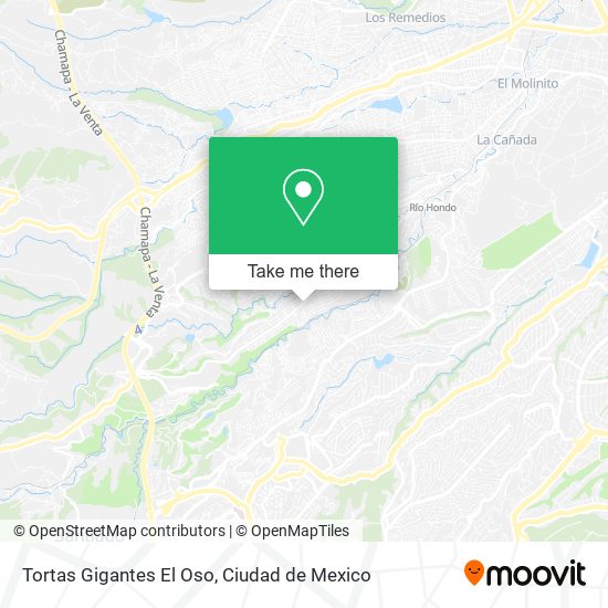 Tortas Gigantes El Oso map