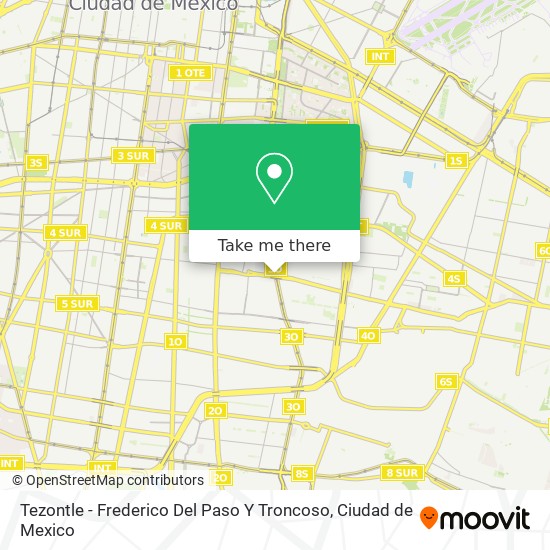 Tezontle - Frederico Del Paso Y Troncoso map