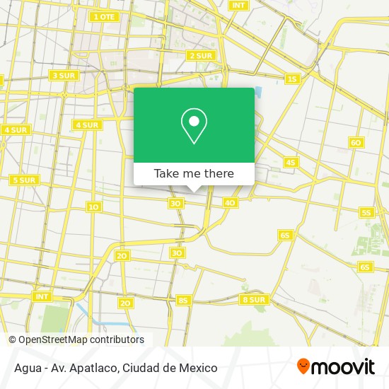 Agua - Av. Apatlaco map