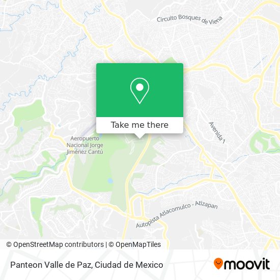 Panteon Valle de Paz map