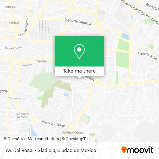 Av. Del Rosal - Gladiola map