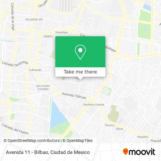 Avenida 11 - Bilbao map