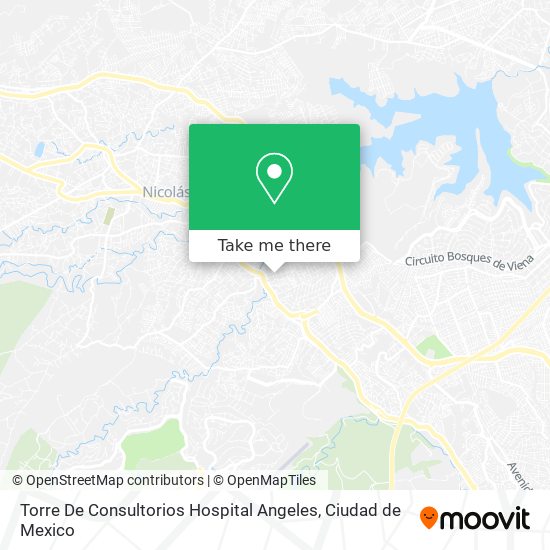 Mapa de Torre De Consultorios Hospital Angeles