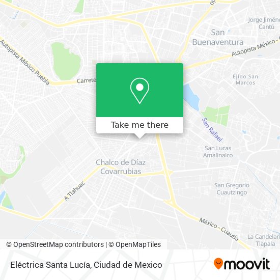Eléctrica Santa Lucía map