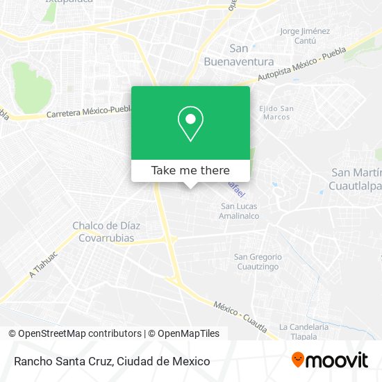 Rancho Santa Cruz map