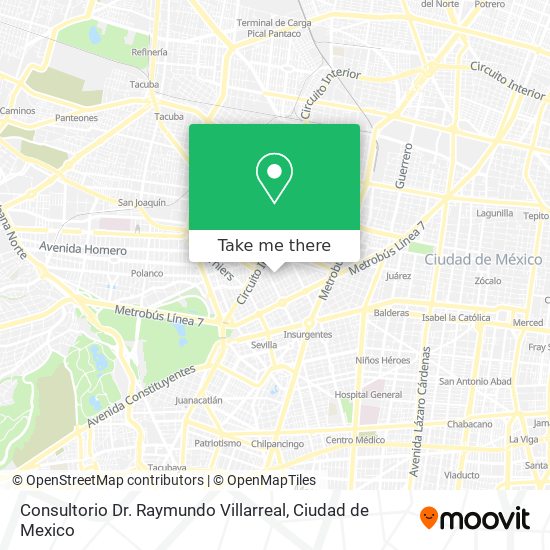 Consultorio Dr. Raymundo Villarreal map