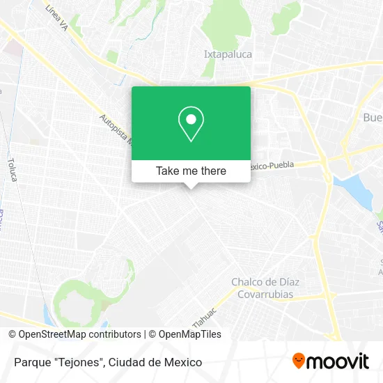 Mapa de Parque "Tejones"
