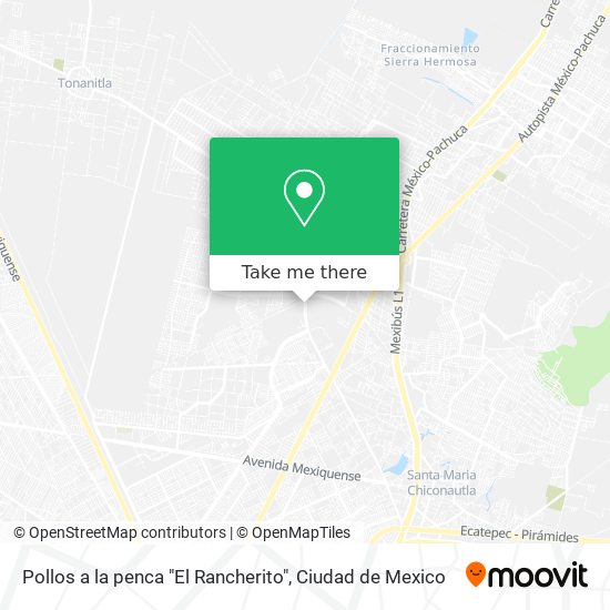 Pollos a la penca "El Rancherito" map