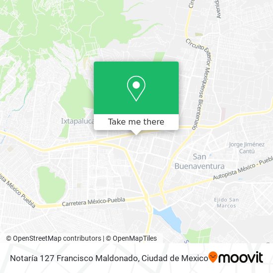 Notaría 127 Francisco Maldonado map