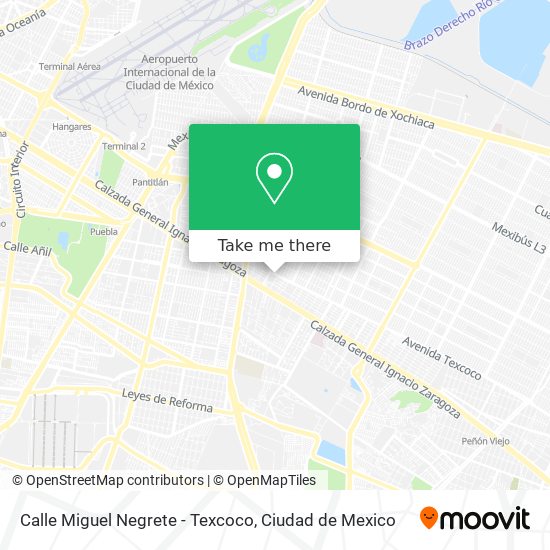 Calle Miguel Negrete - Texcoco map