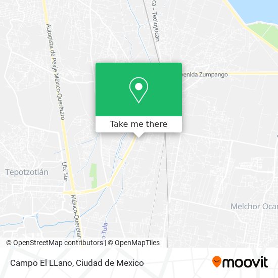 Campo El LLano map