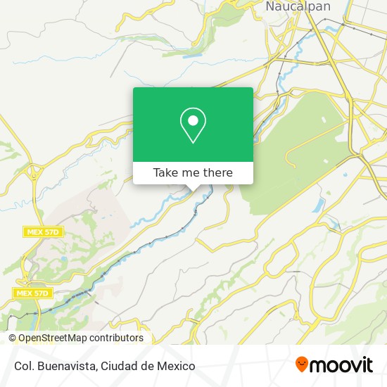 Col. Buenavista map