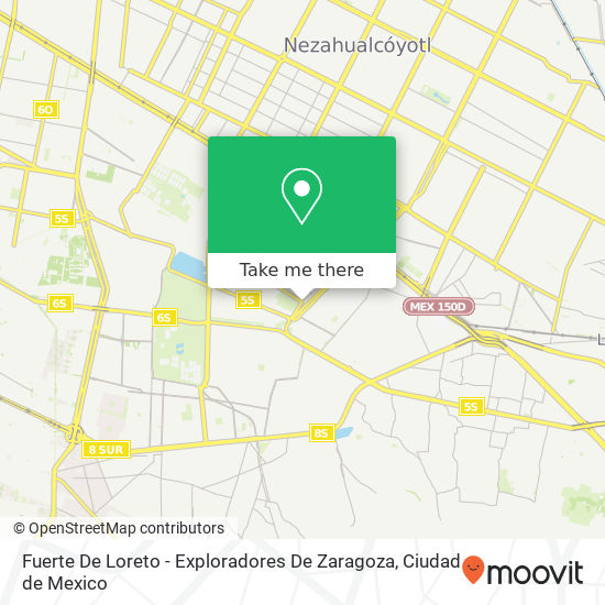 Mapa de Fuerte De Loreto - Exploradores De Zaragoza