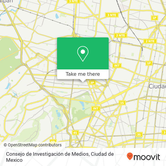 Consejo de Investigación de Medios map