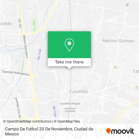 Mapa de Campo De Futbol 20 De Noviembre