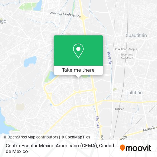 Mapa de Centro Escolar México Americano (CEMA)