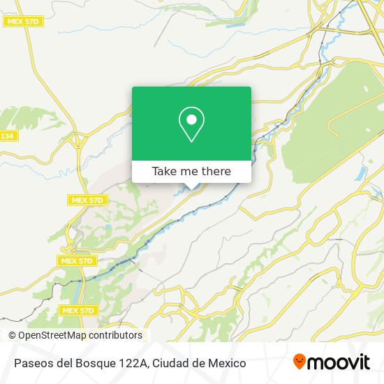 Mapa de Paseos del Bosque 122A