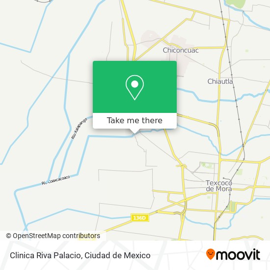 Mapa de Clinica Riva Palacio
