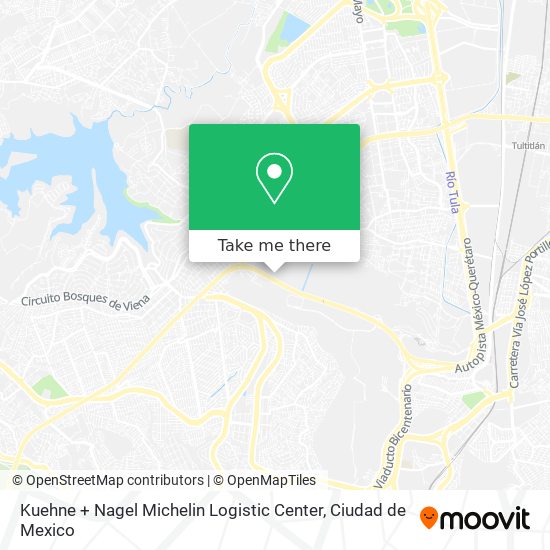 Kuehne + Nagel Michelin Logistic Center map