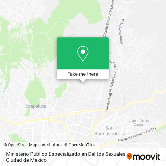 Ministerio Publico Especializado en Delitos Sexuales map