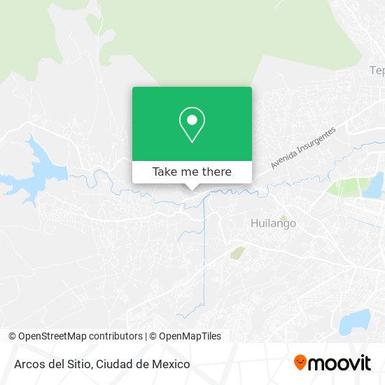 Arcos del Sitio map