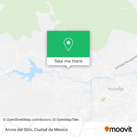 Arcos del Sitio map