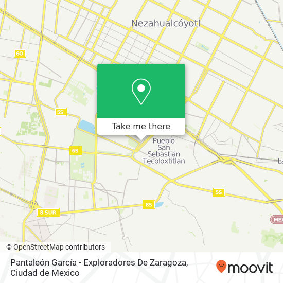 Mapa de Pantaleón García - Exploradores De Zaragoza