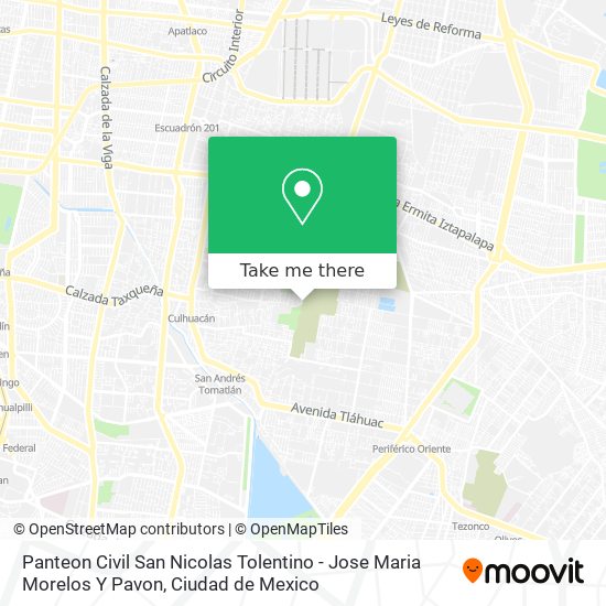 Panteon Civil San Nicolas Tolentino - Jose Maria Morelos Y Pavon map