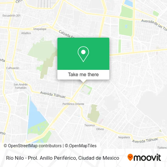 Mapa de Río Nilo - Prol. Anillo Periférico