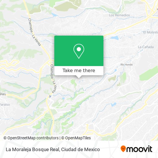 Mapa de La Moraleja Bosque Real