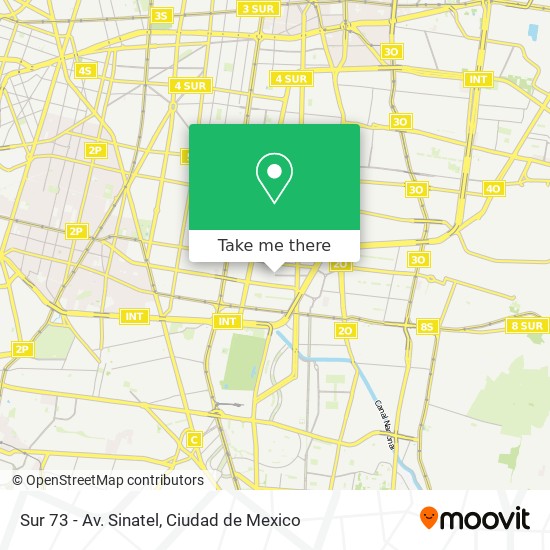 Sur 73 - Av. Sinatel map