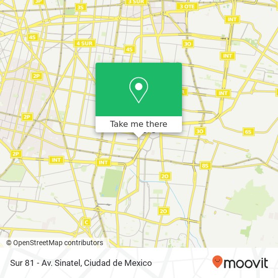 Sur 81 - Av. Sinatel map