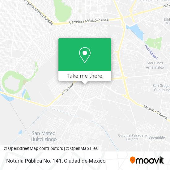 Notaría Pública No. 141 map