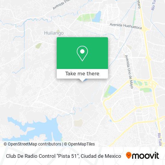 Mapa de Club De Radio Control "Pista 51"