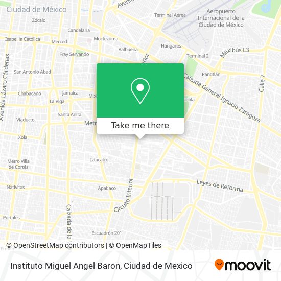 Instituto Miguel Angel Baron map