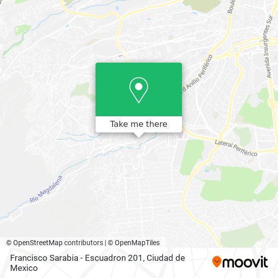 Francisco Sarabia - Escuadron 201 map