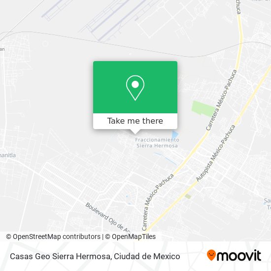 How to get to Casas Geo Sierra Hermosa in Zumpango by Bus?