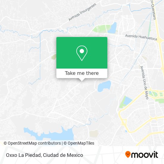 Oxxo La Piedad map