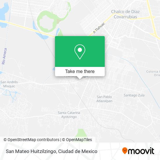 San Mateo Huitzilzingo map