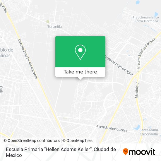 Mapa de Escuela Primaria "Hellen Adams Keller"