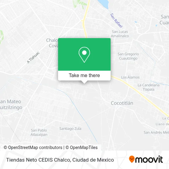 Tiendas Neto CEDIS Chalco map